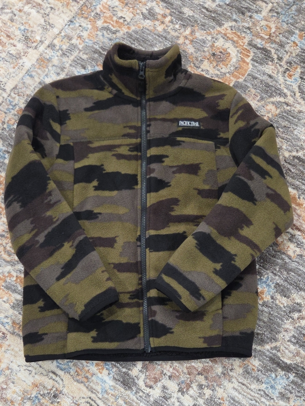 Pacific Trail Boys Camo Full-Zip Fleece Jacket